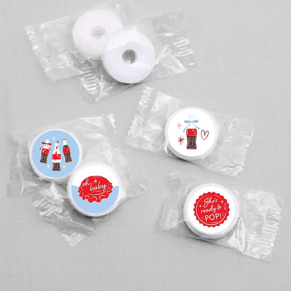 She's Ready to Pop Candy Stickers - 1 Sheet of 108