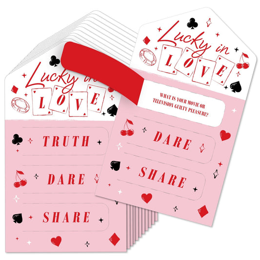 Lucky In Love Truth, Dare, Share Pull Tabs Game - 12 Ct