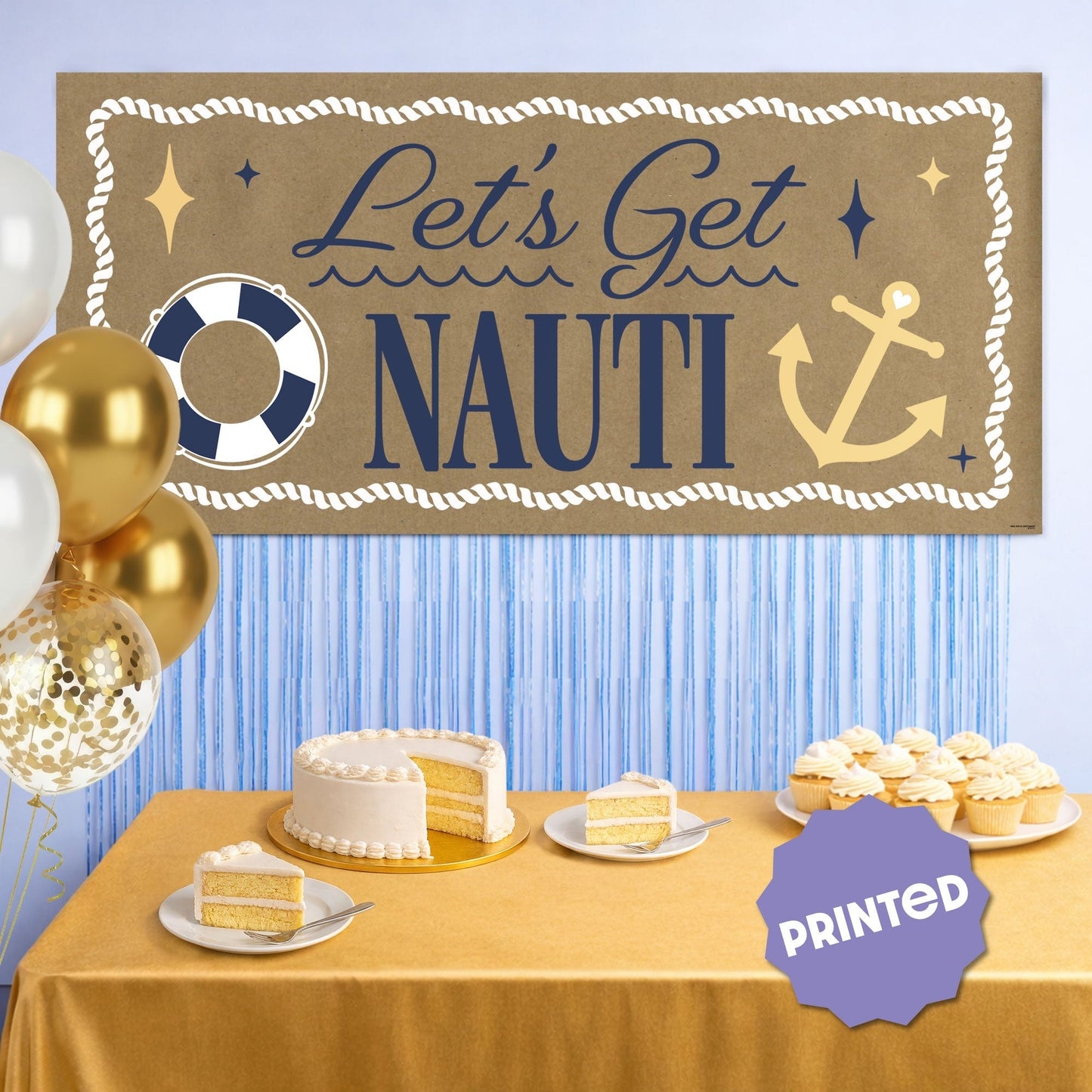 Let's Get Nauti Kraft Banner