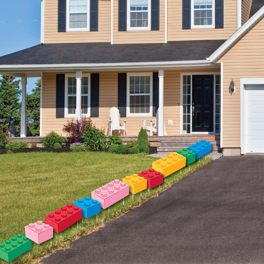 Building Blocks Yard Signs - 10 Ct