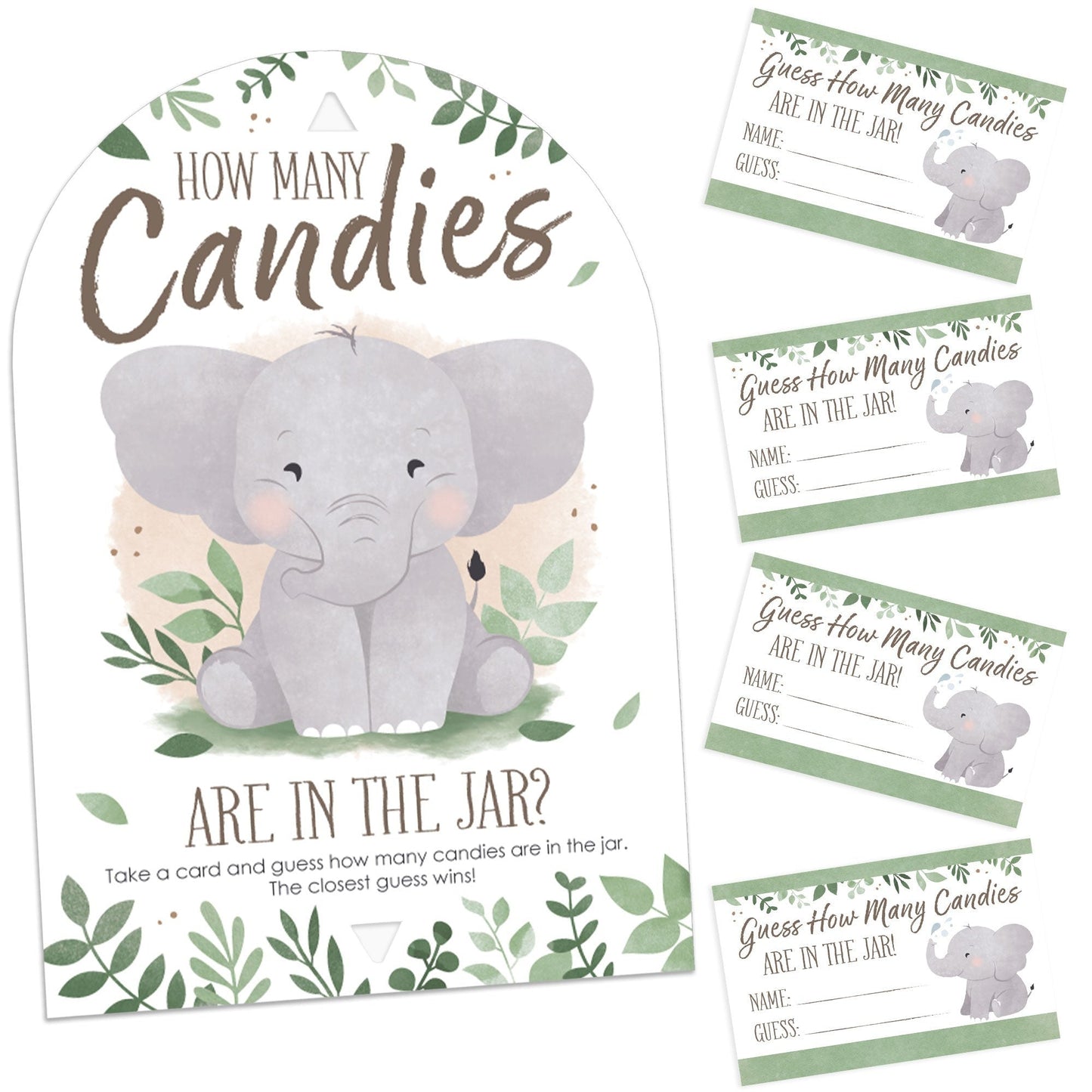 Elephant Candy Guessing Game