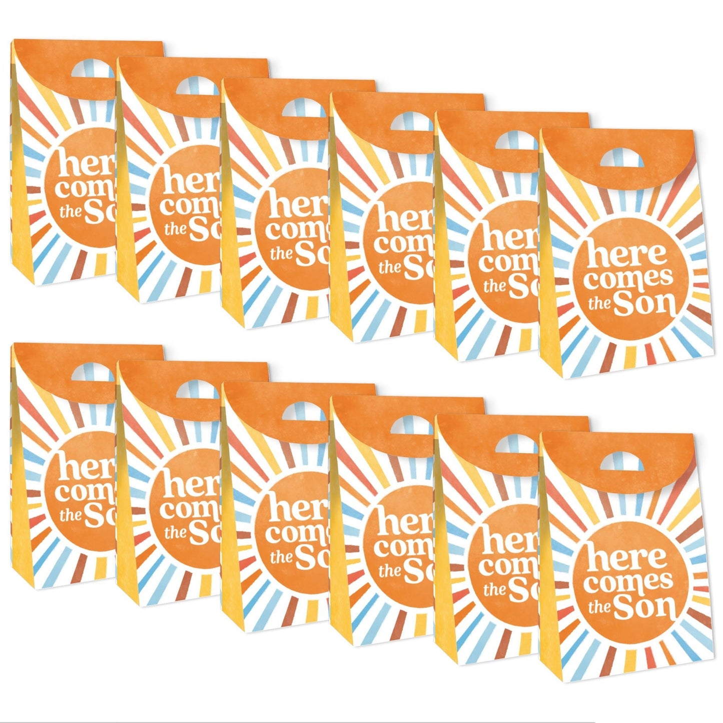 Here Comes The Son Goodie Bags - 12 Ct