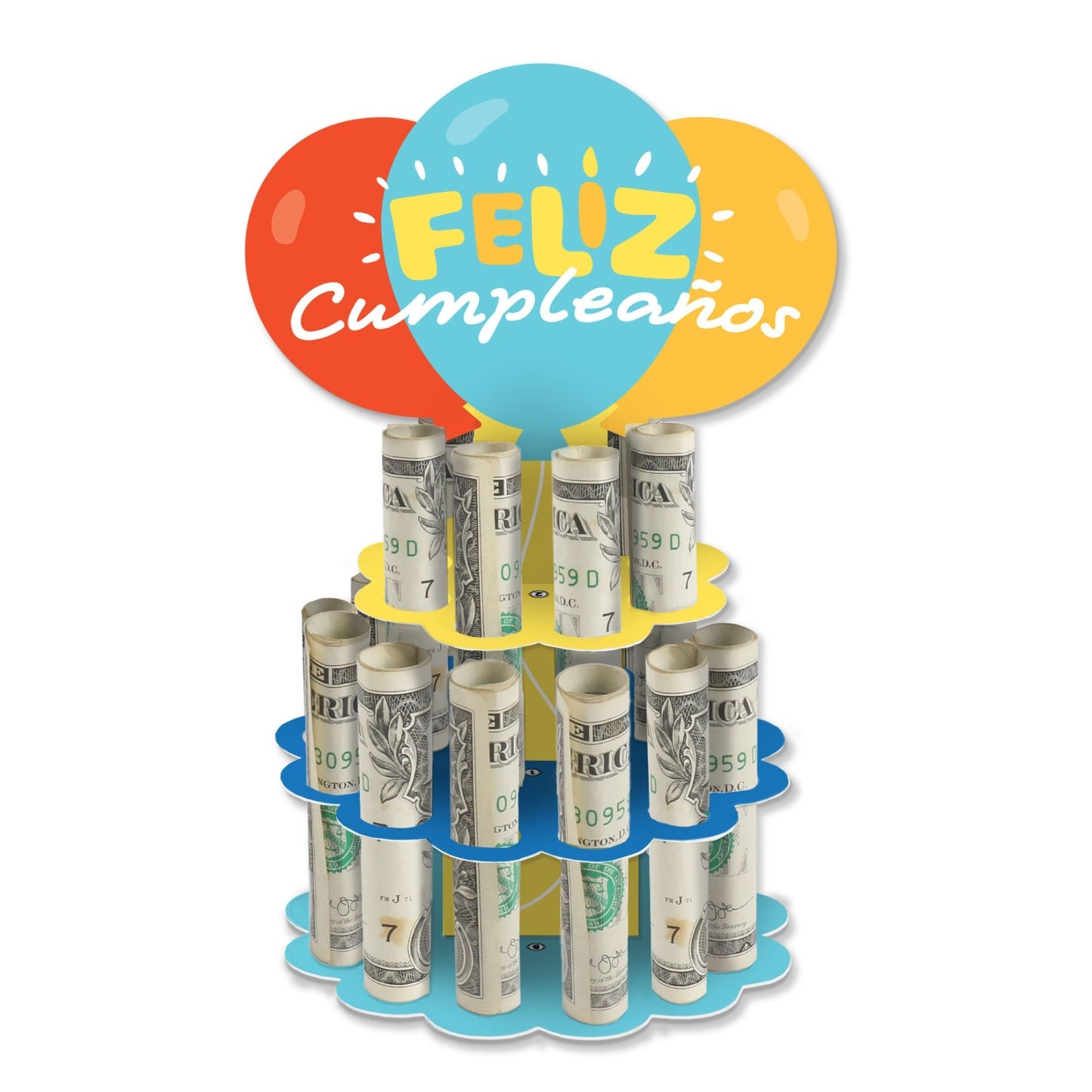 Feliz Cumpleanos Cash Cake Gift