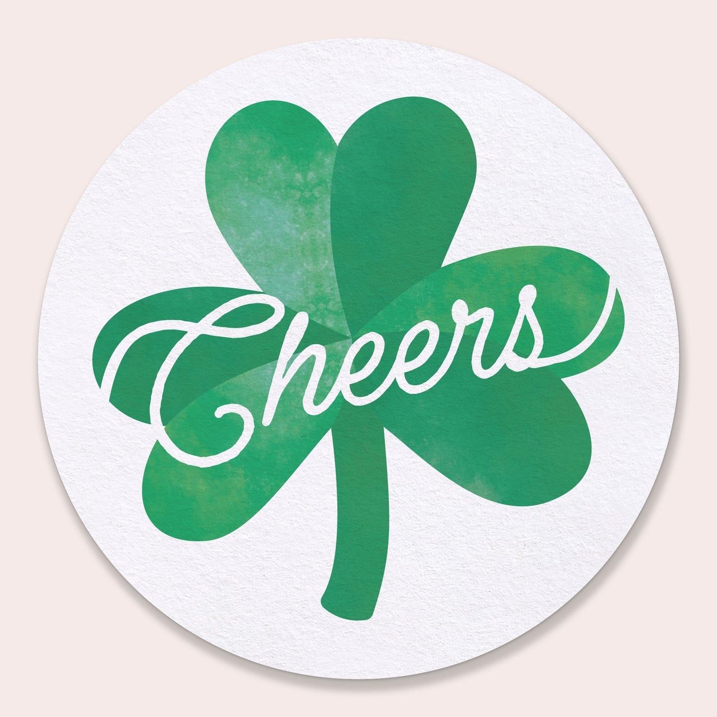 Drink Coasters - Shamrock St. Patrick’s Day - 25 Ct
