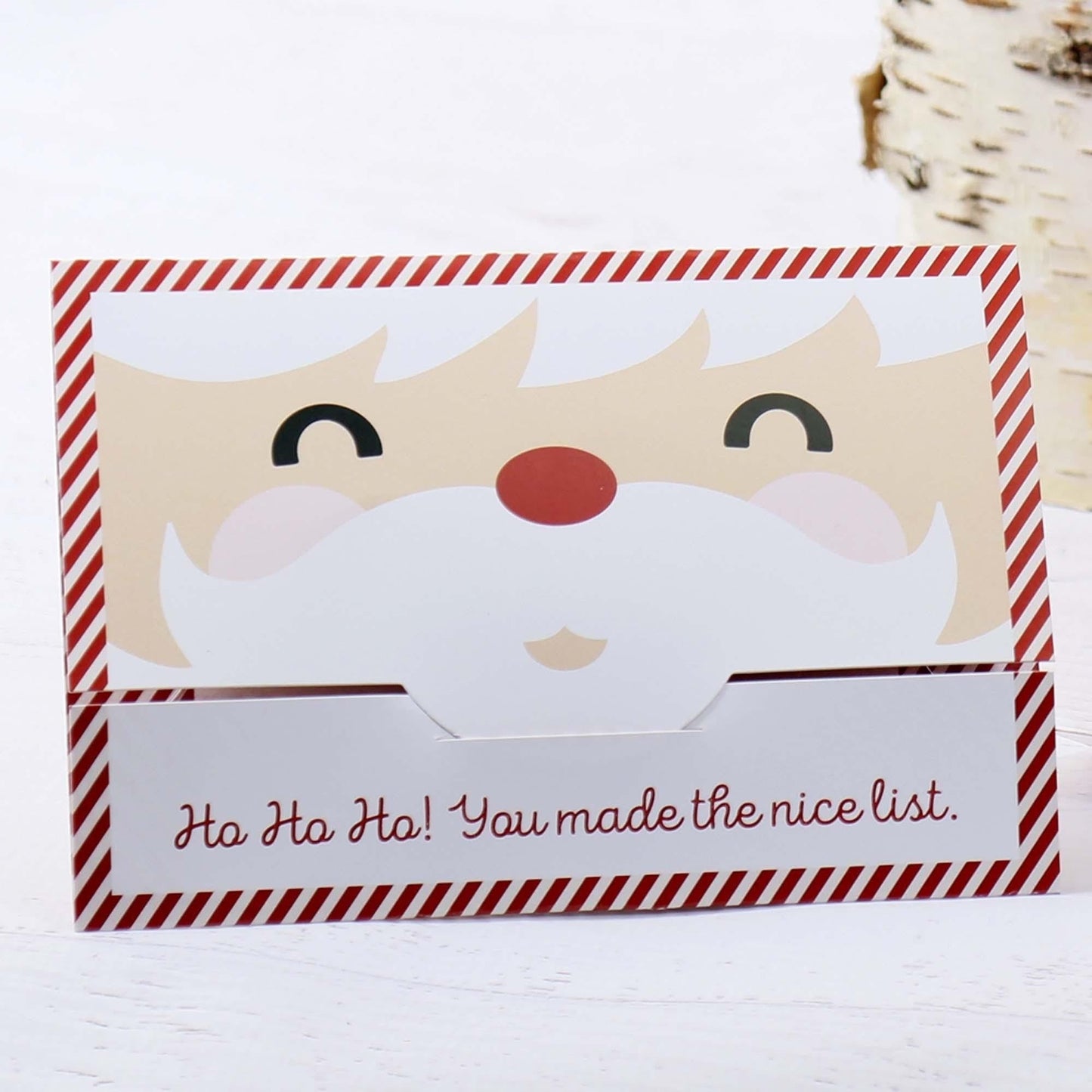 Jolly Santa Claus - Set of 8 Christmas Money And Gift Card Holders