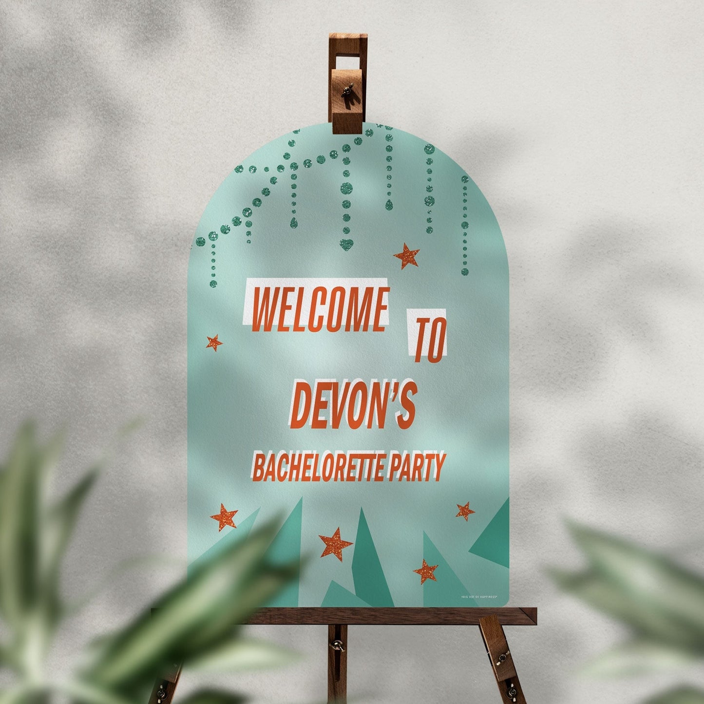 Custom Text The Life of a Bride Welcome Sign
