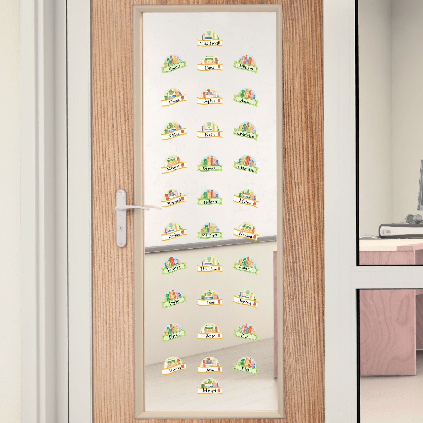 School Books Classroom Name Tags - 32 Ct