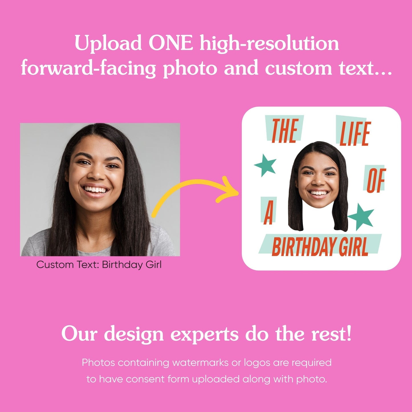Custom The Life of a Party Temporary Tattoos - 12 Ct