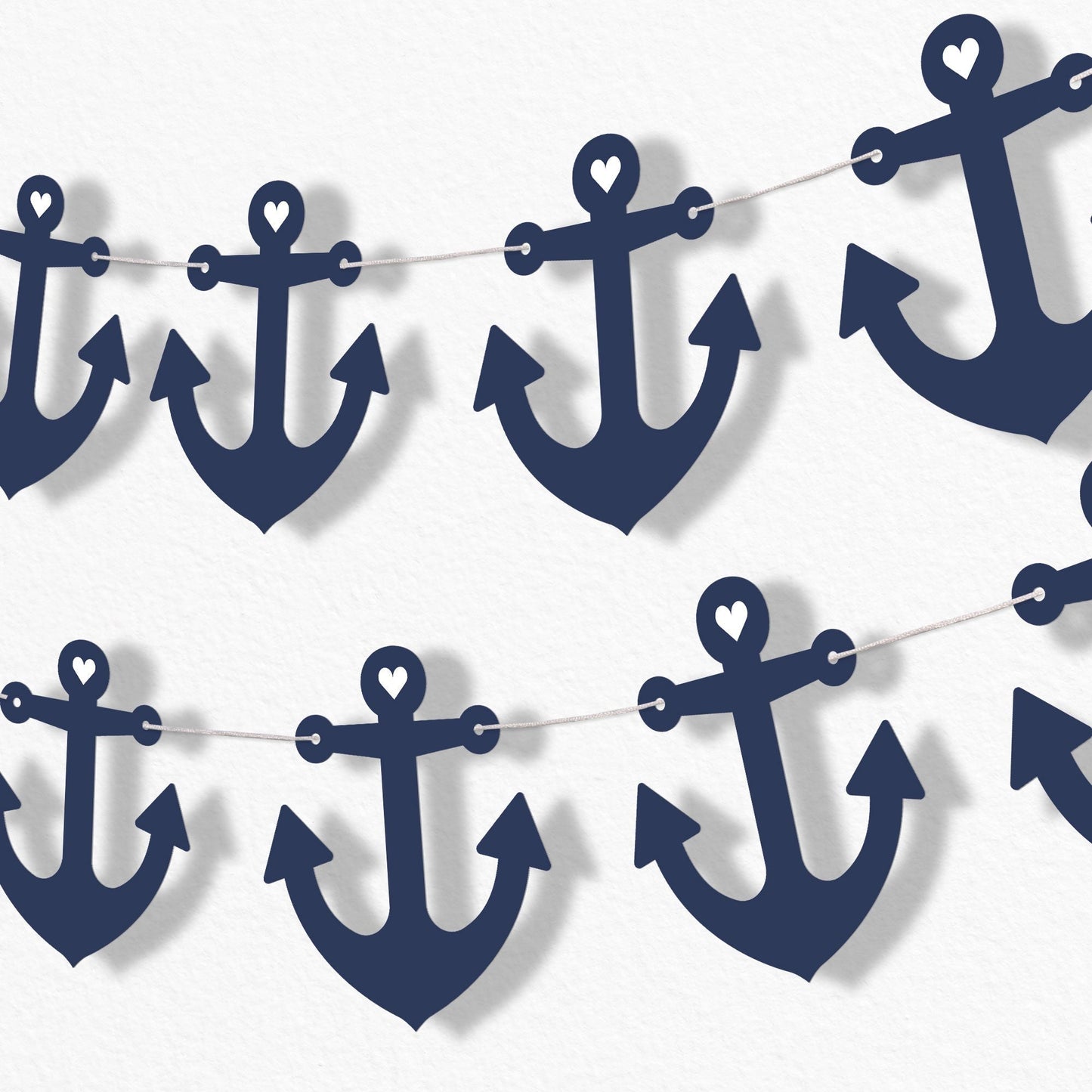 Let's Get Nauti Garland Banner - 15 Pc