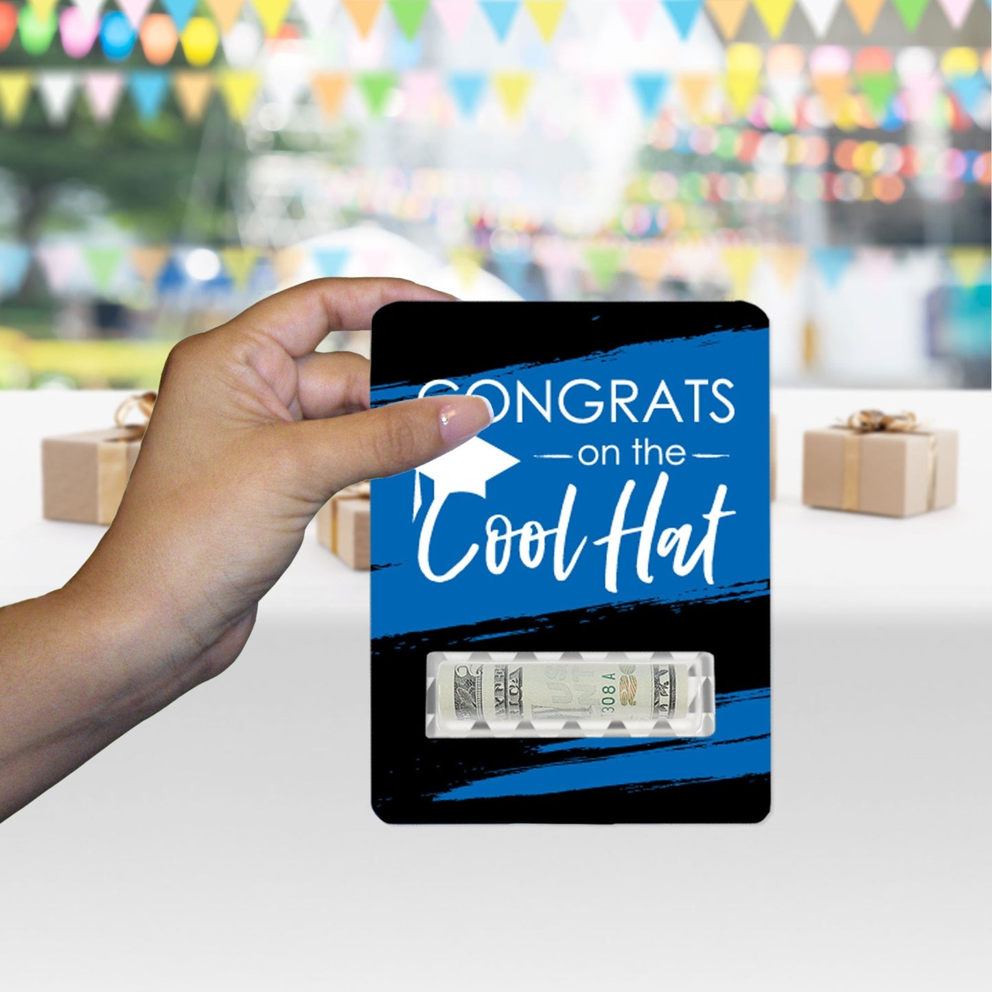 Best Is Yet To Come Assorted Grad - DIY Graduation Party Cash Holder Gift - Funny Money Cards - Set of 6