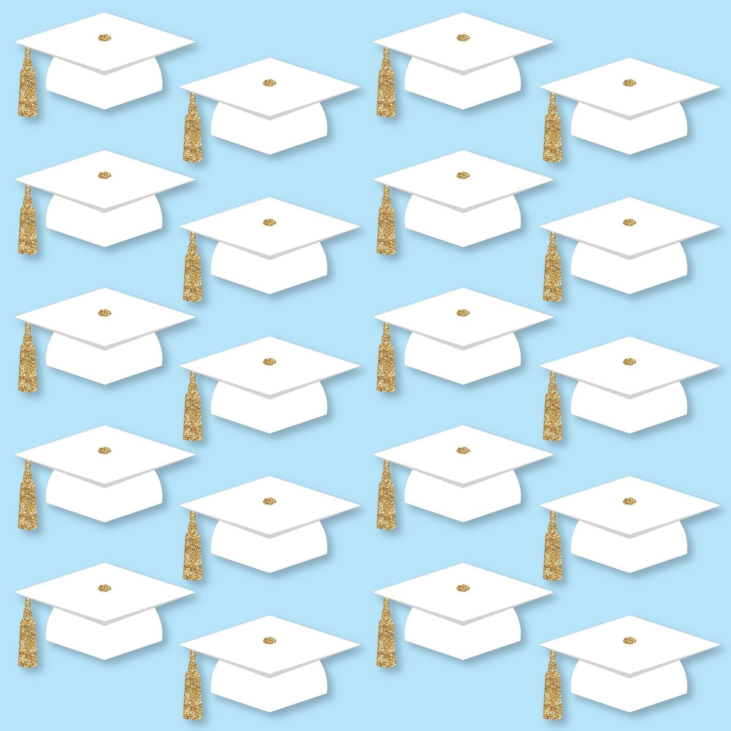Grad Cap Large Essentials - 20 Ct