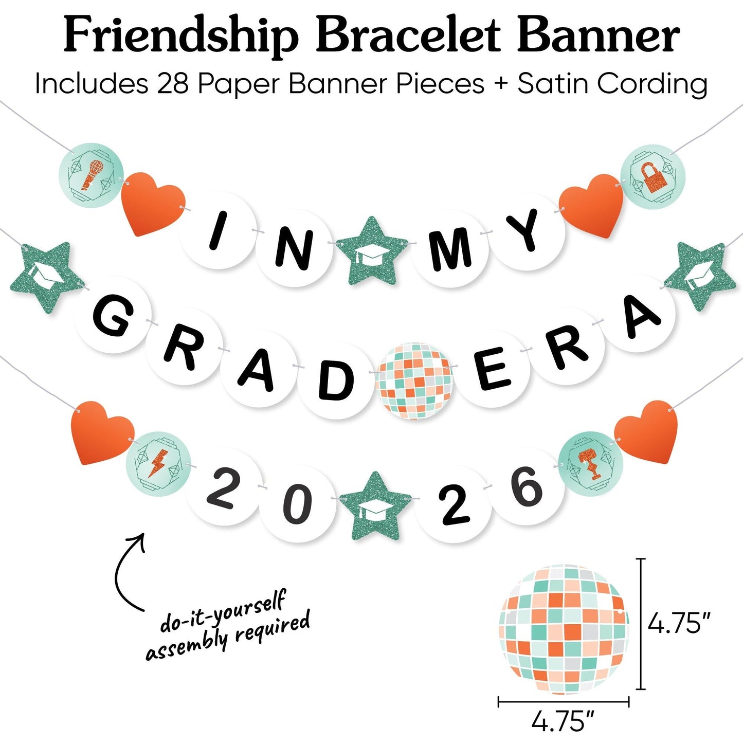 The Life of a Graduate Friendship Bracelet Banner