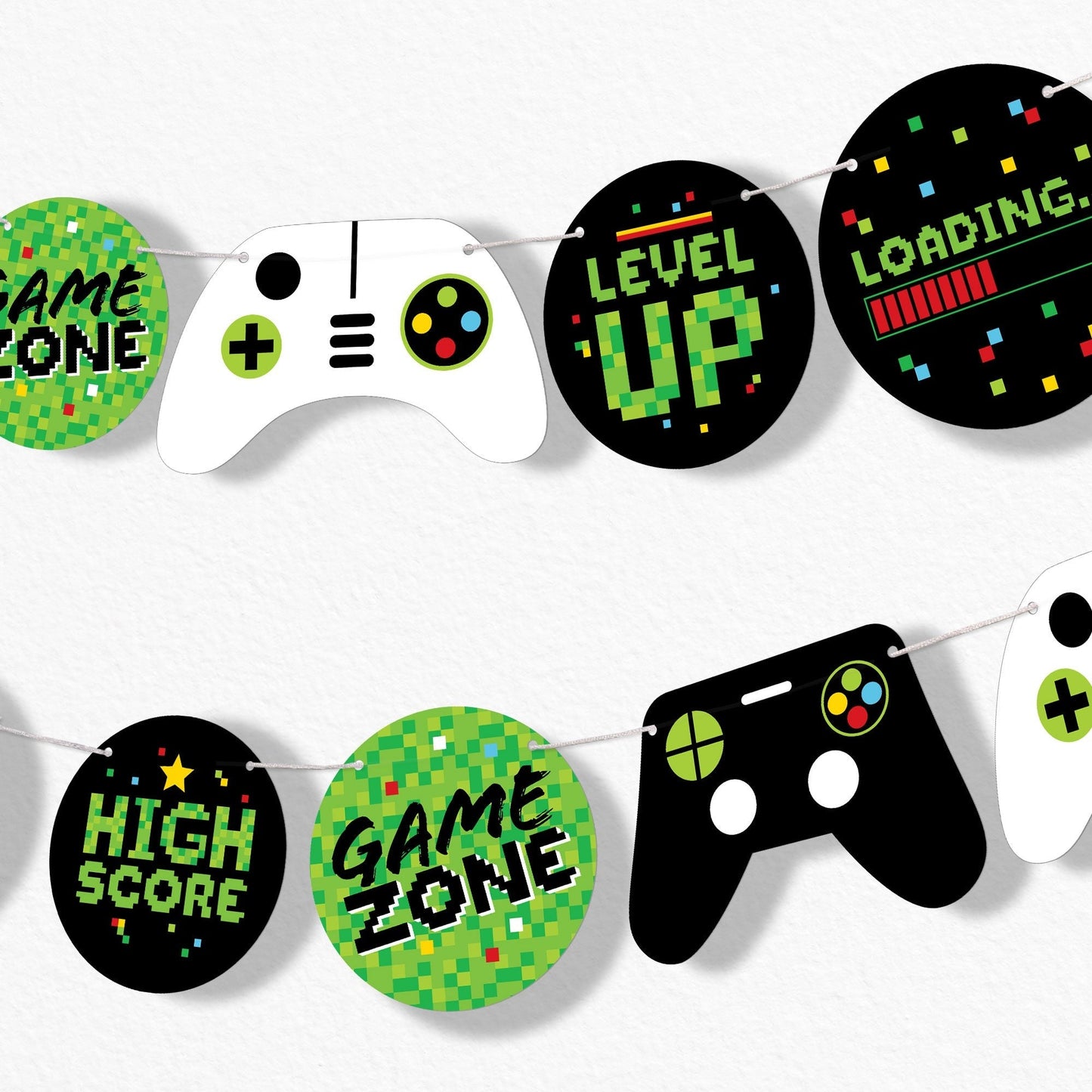 Game Zone Garland Banner - 15 Pc