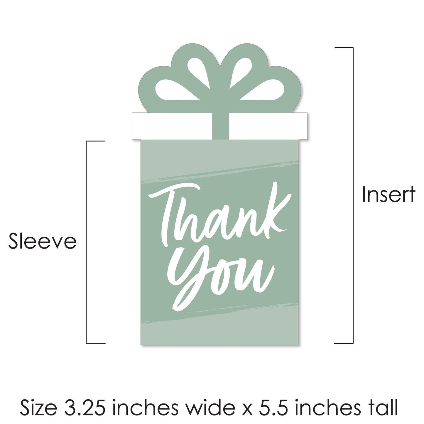 Assorted Elegantly Simple - Guest Party Favors Money and Gift Card Sleeves - Nifty Gifty Card Holders - Set of 8