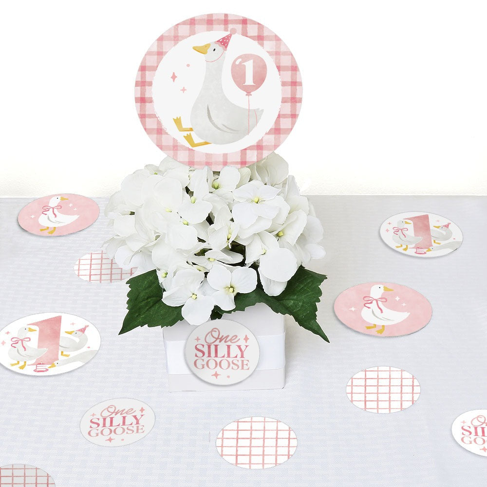 One Silly Goose Pink Large Confetti - 27 Ct