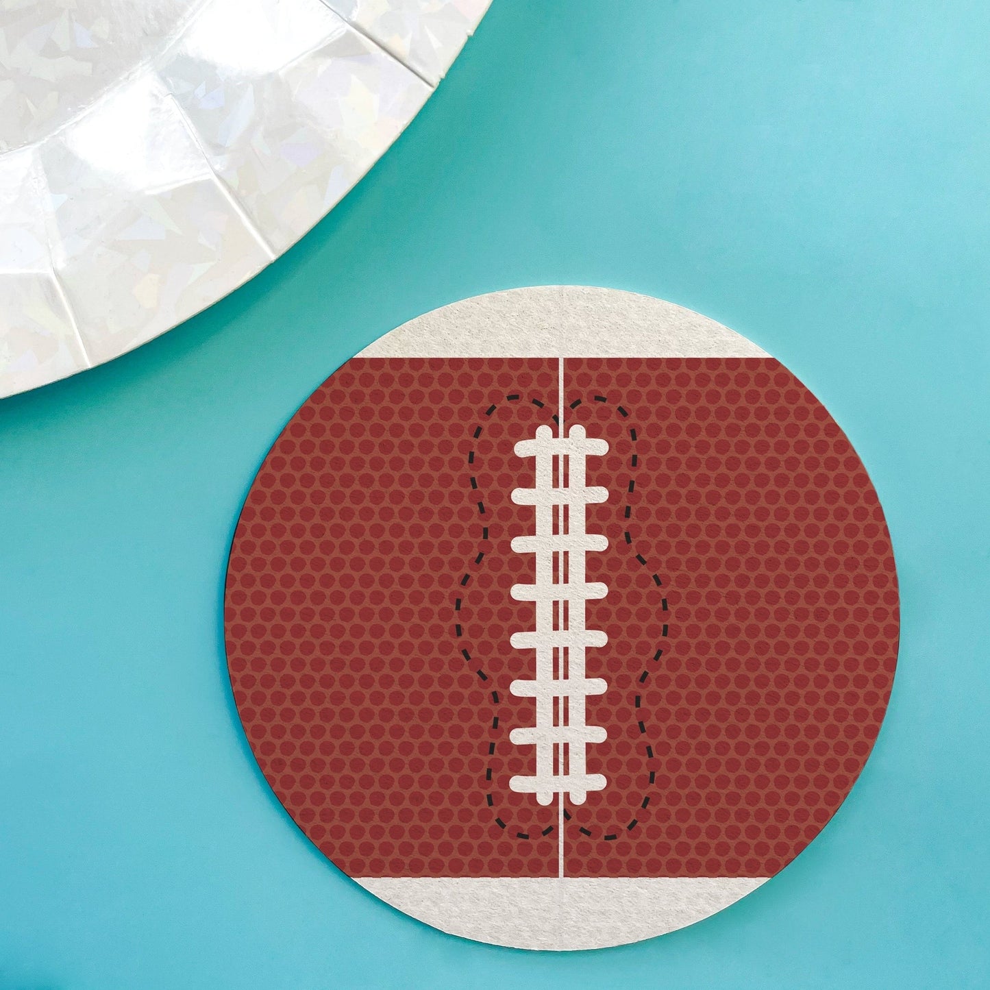 Drink Coasters - Football - 25 Ct