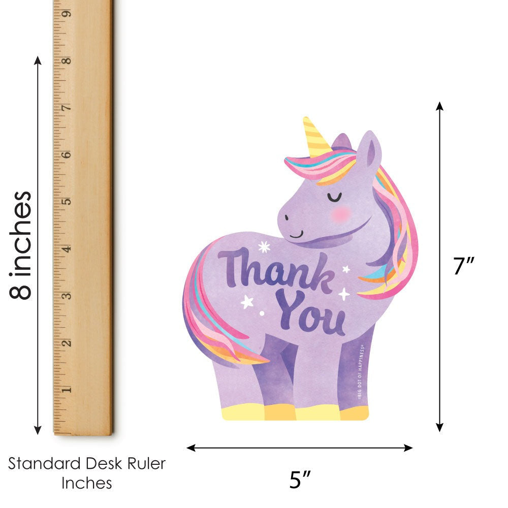 Unicorn Thank You Cards - 12 Ct