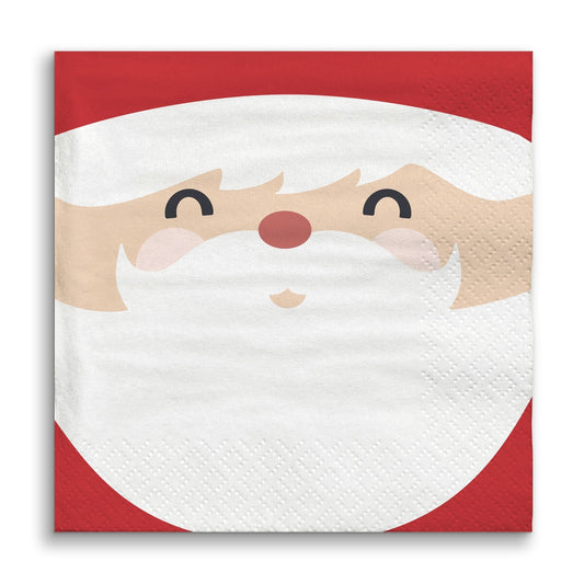 Napkins - Jolly Santa Claus - 24 Ct