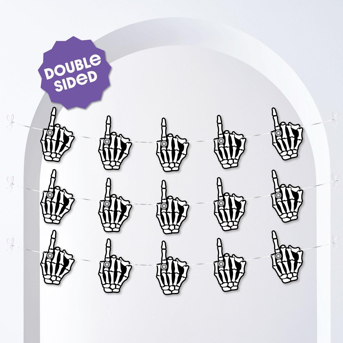 Til Death Do Us Party Garland Banner - 15 Pc