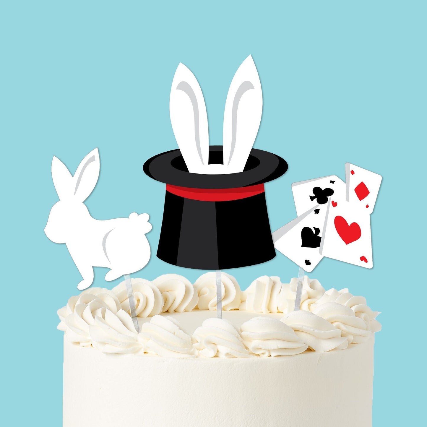 Magic Show Cake Topper - 3 Pc