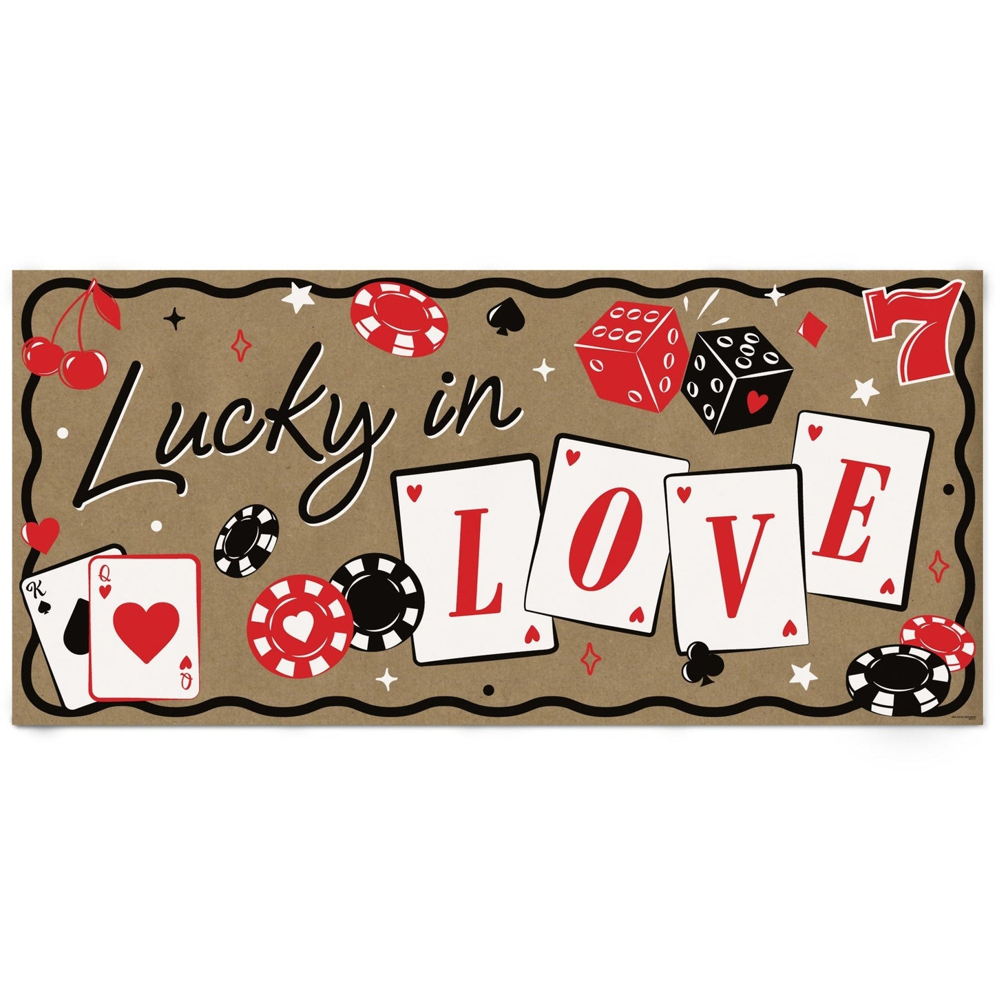 Lucky in Love Kraft Banner