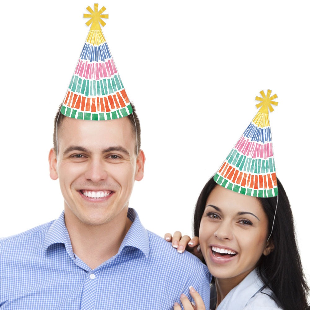Fiesta Cone Party - Set of 8 (Standard Size)