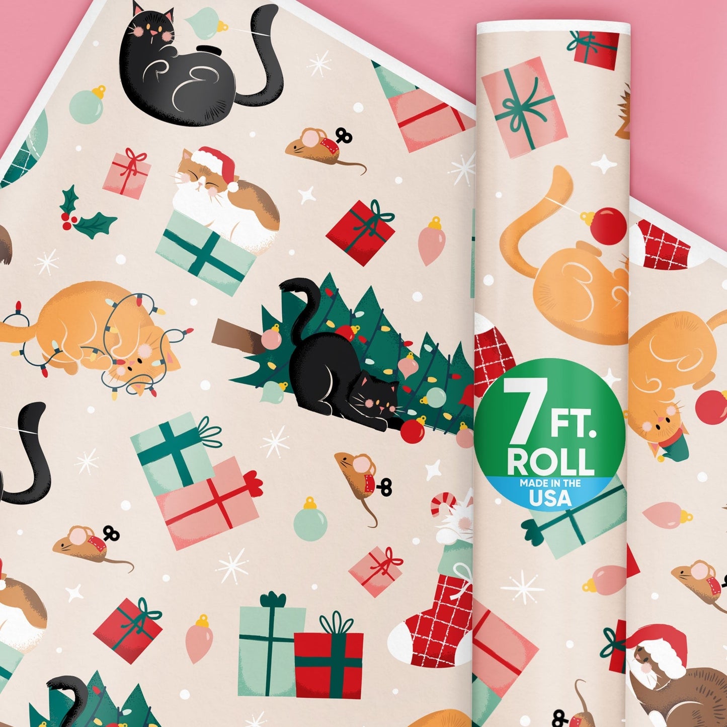 Cat Christmas - Wrapping Paper