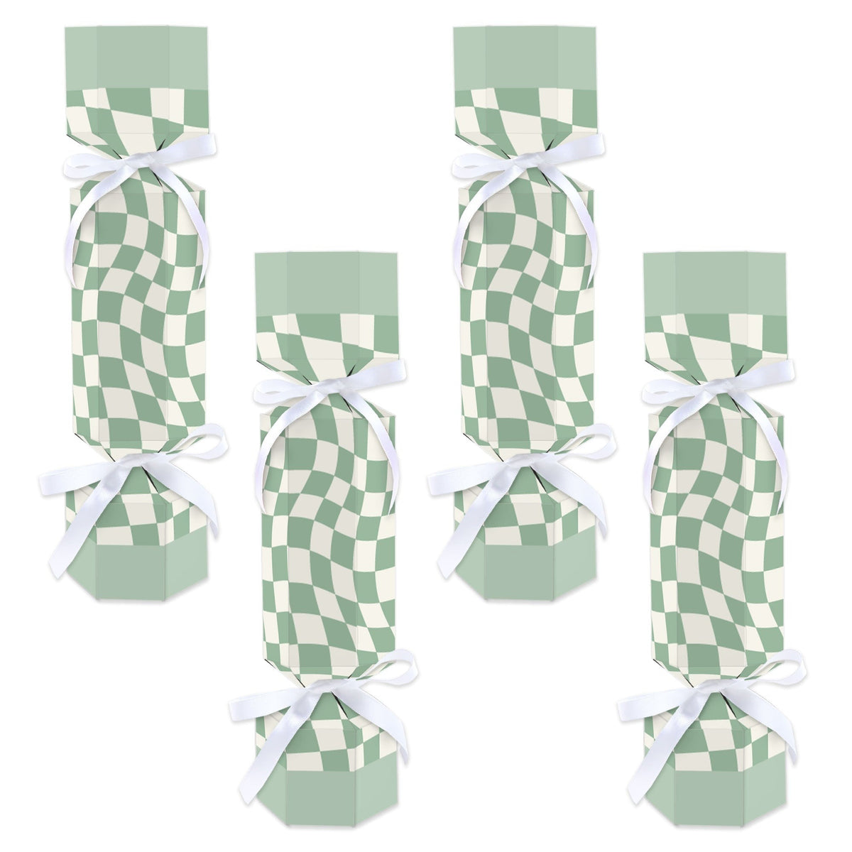 Checkered Cracker Boxes - 12 Ct