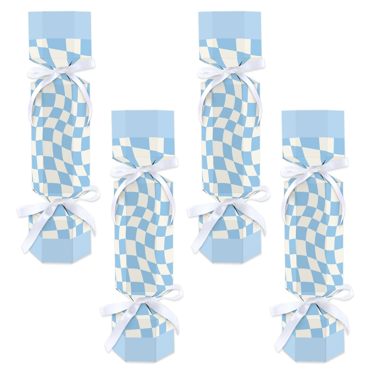 Checkered Cracker Boxes - 12 Ct
