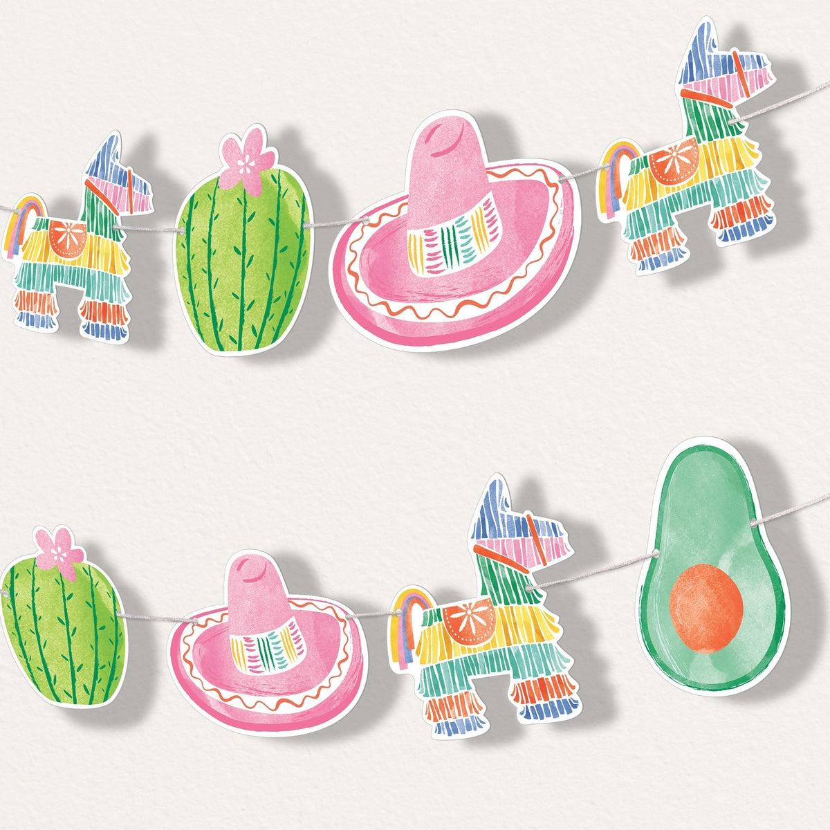 Fiesta Garland Banner - 15 Pc