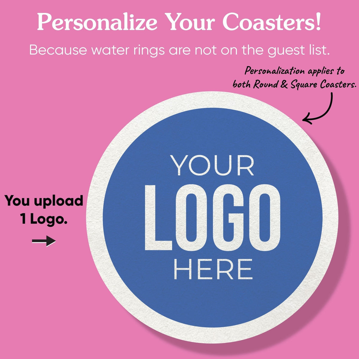 Custom Logo Coasters