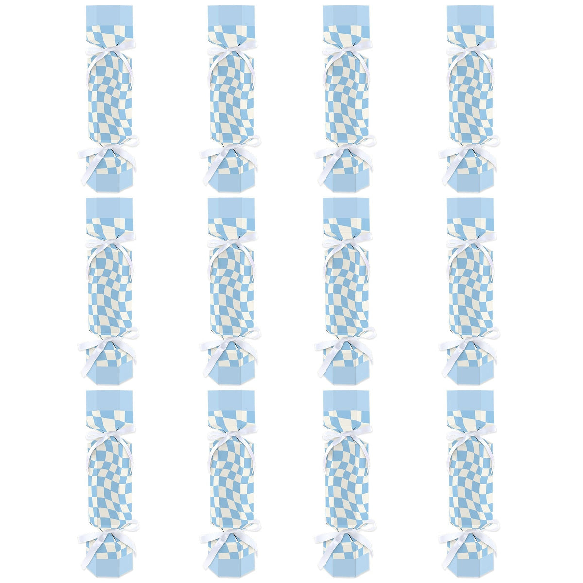 Checkered Cracker Boxes - 12 Ct