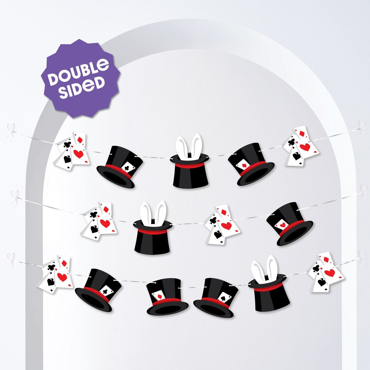 Magic Show Garland Banner - 15 Pc