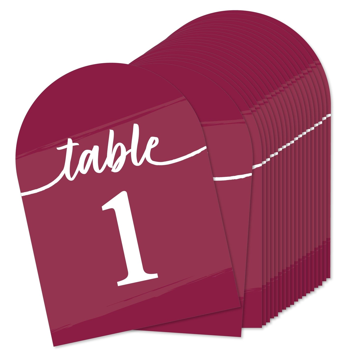 Elegantly Simple Table Numbers - 20 Ct