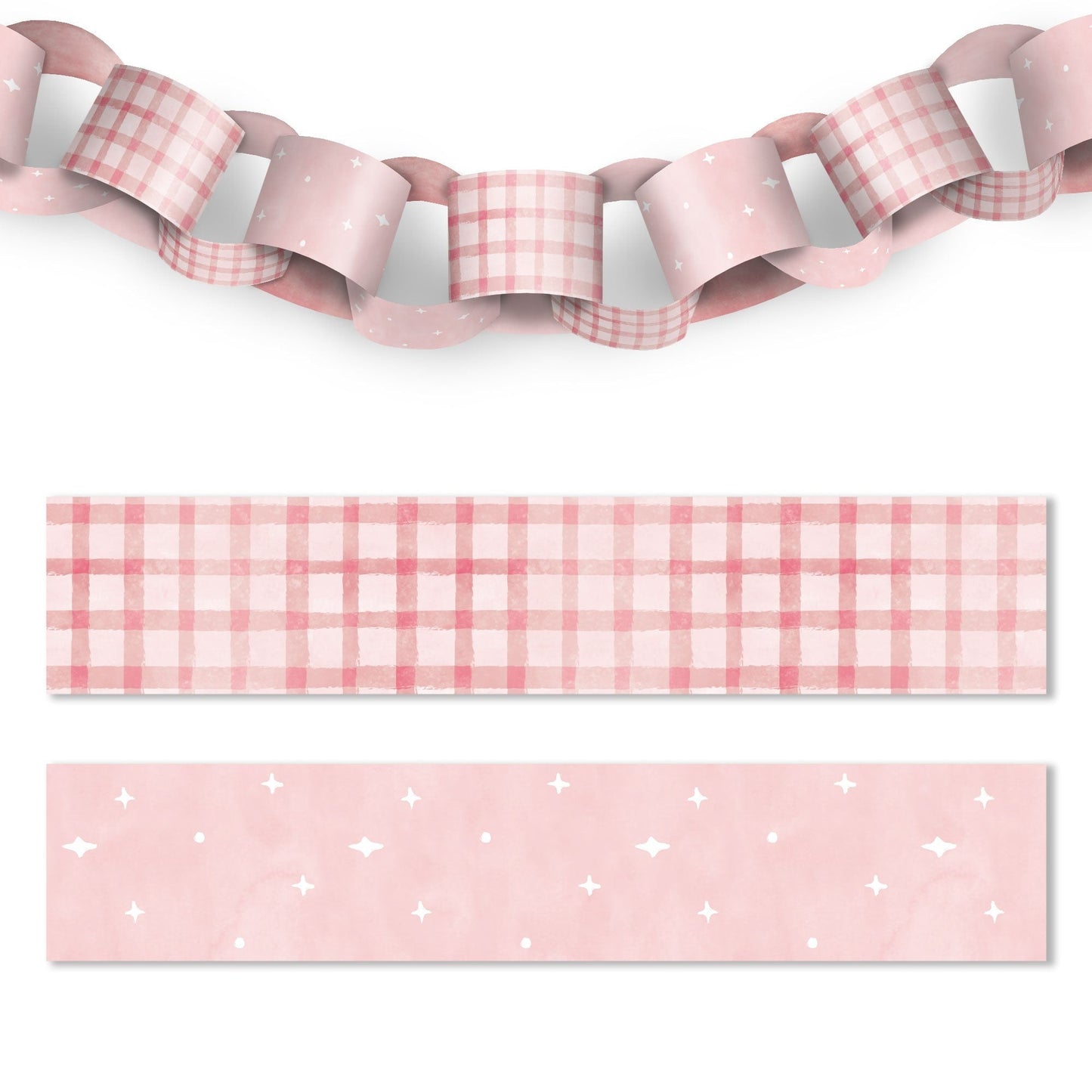 One Silly Goose Pink DIY Paper Chains - 128 Pc