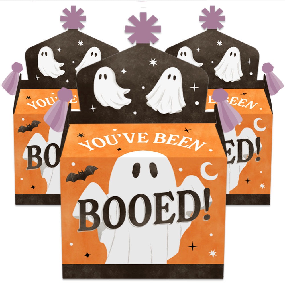 Ghostly You've Been Booed Gable Boxes - 12 Ct