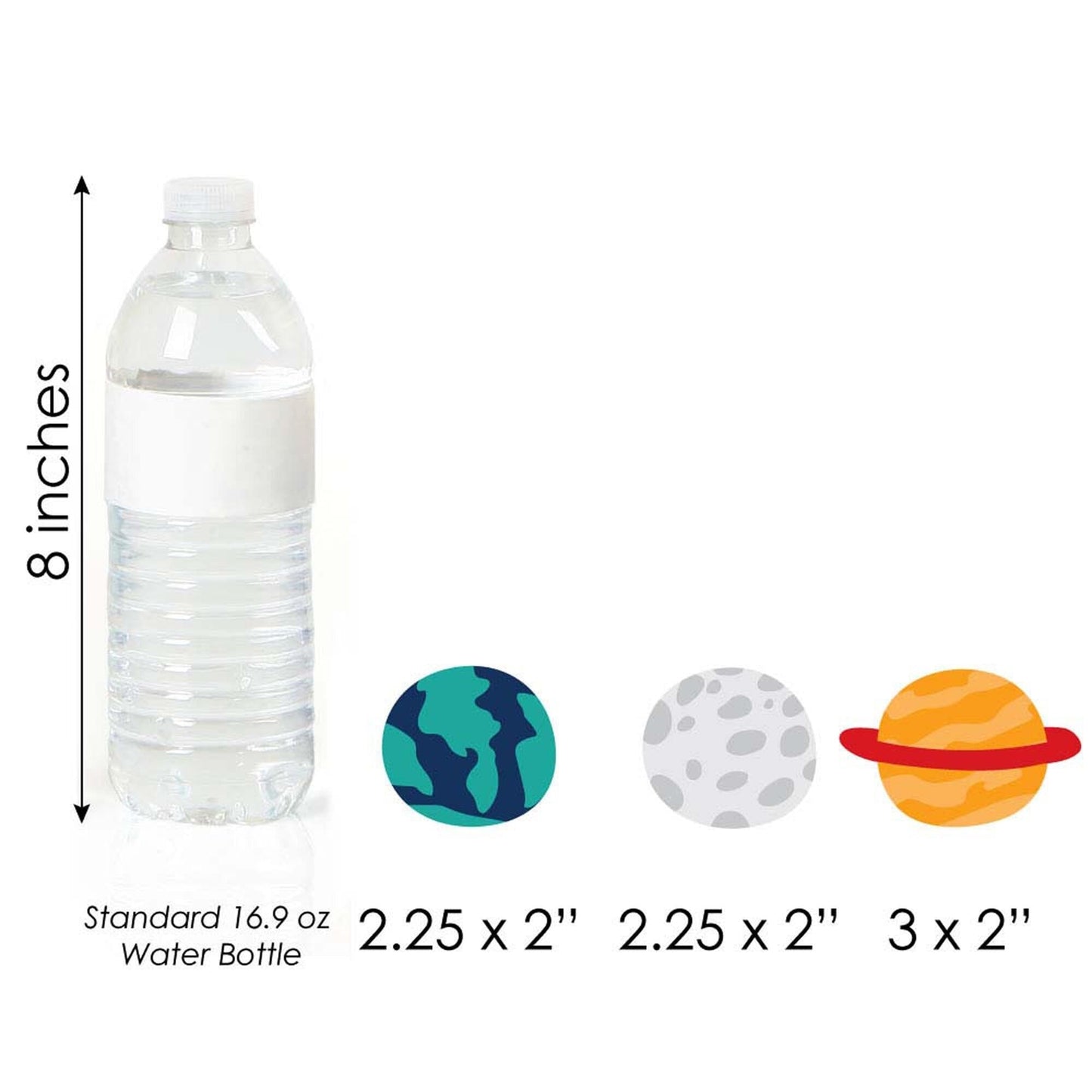 Blast Off to Outer Space - DIY Shaped Rocket Ship Baby Shower or Birthday Party Cut-Outs - 24 ct