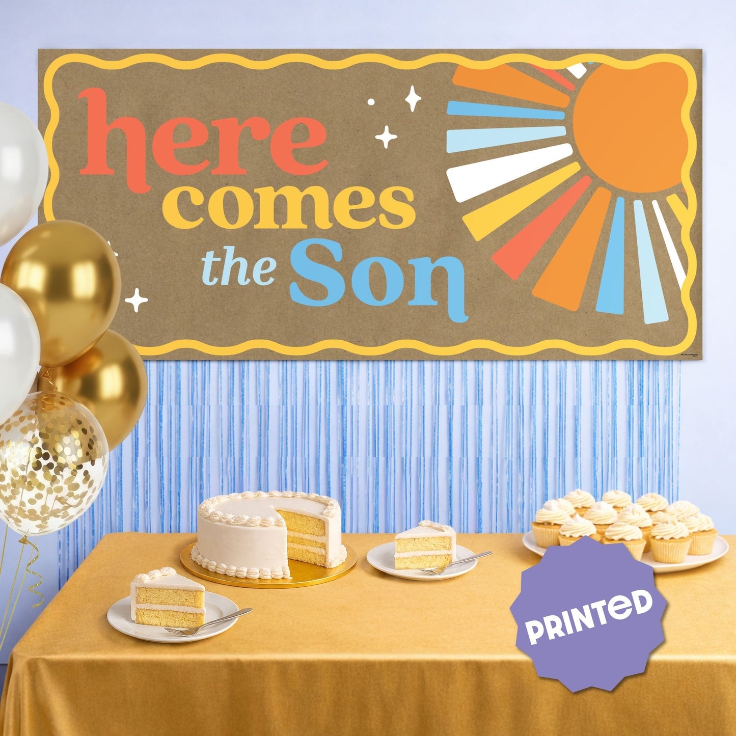 Here Comes The Son Kraft Banner