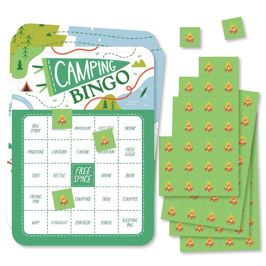 Camping Bingo Game - 18 Ct
