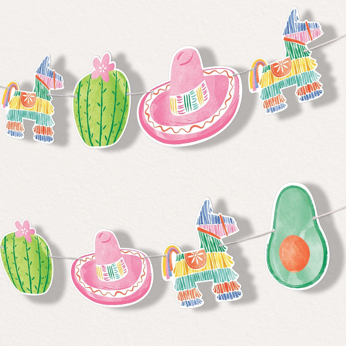 Fiesta Garland Banner - 15 Pc