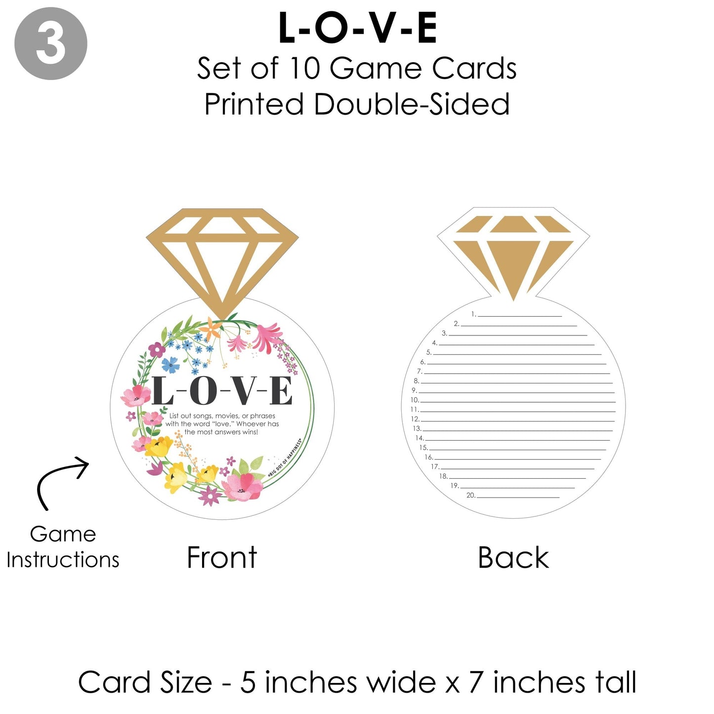 Wildflowers Bride - 4 Boho Floral Bridal Shower Games - 10 Cards Each - Who Knows The Bride Best, Bride or Groom Quiz, What’s in Your Purse and Love - Gamerific Bundle
