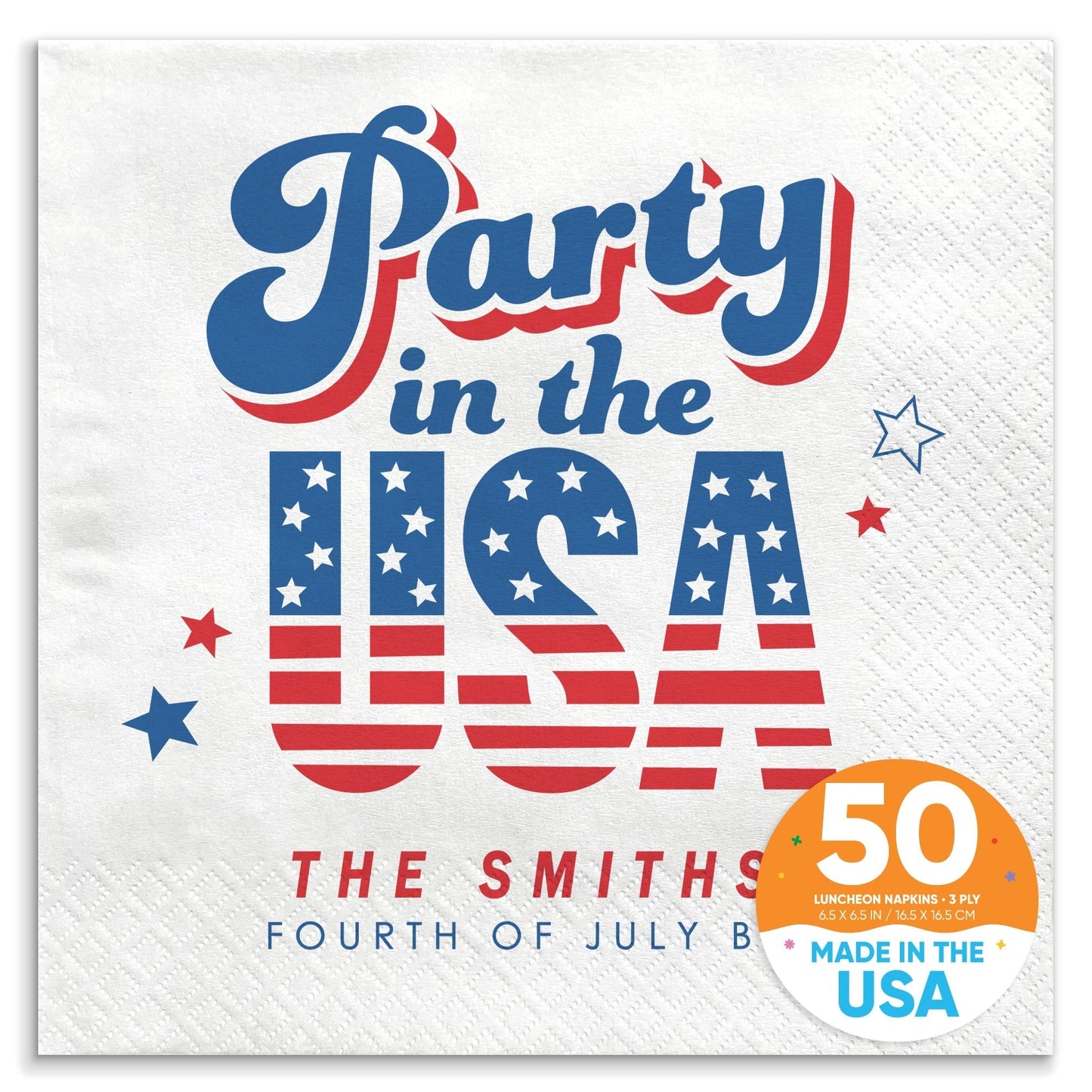 Custom Text - Party In The USA Napkins