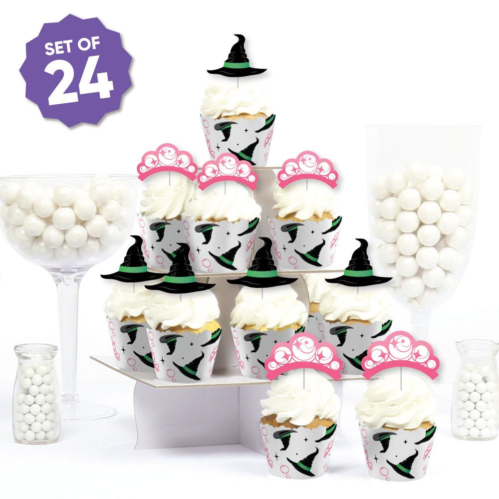 Witch Cupcake Wrappers and Treat Picks - 24 Ct