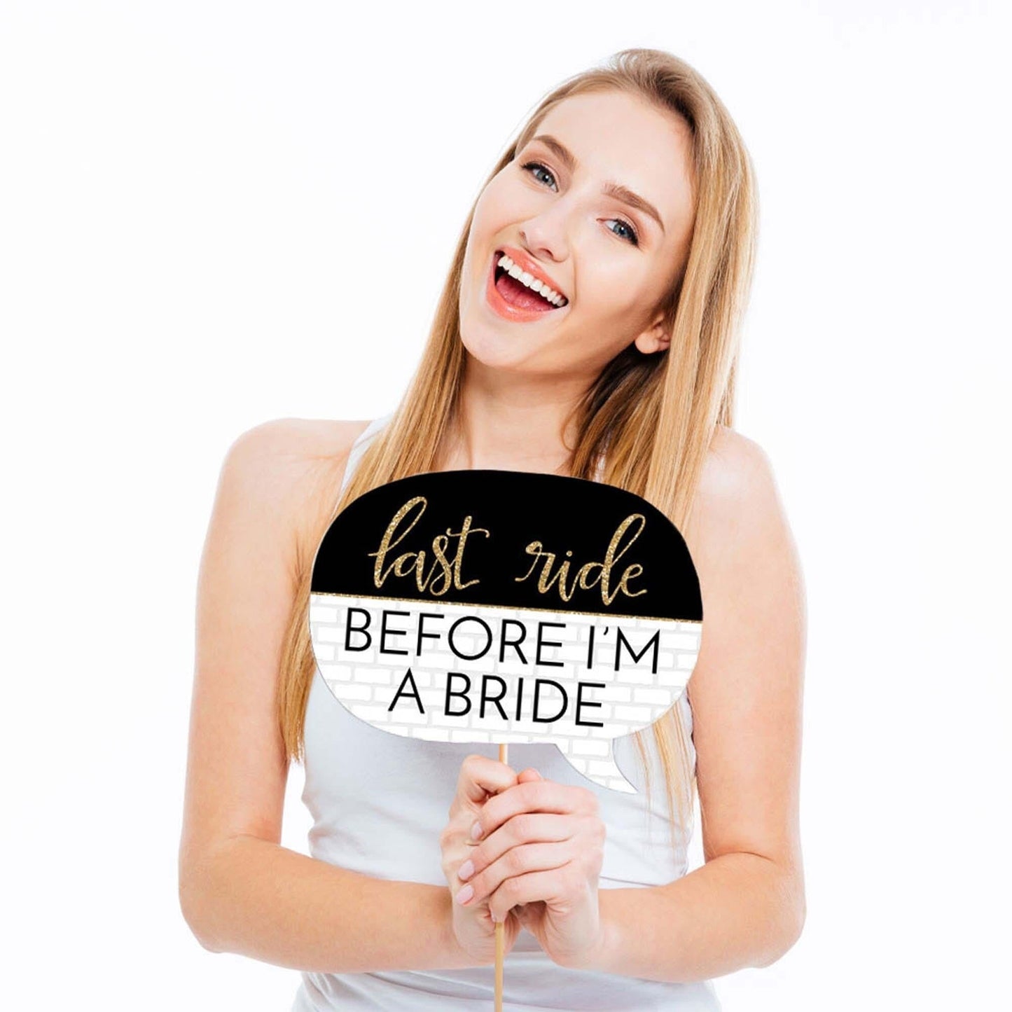 Funny Nash Bash - 10 Piece Nashville Bachelorette Party Photo Booth Props Kit