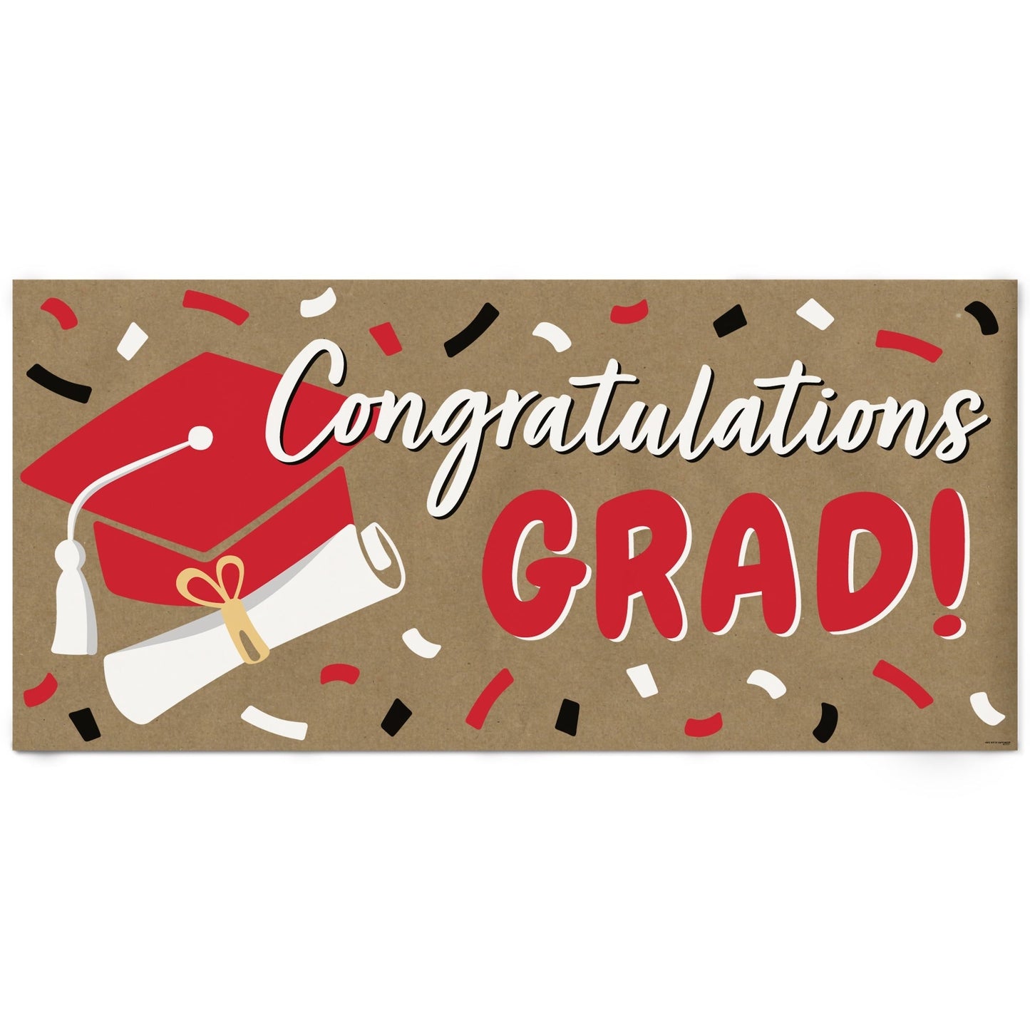 Red Grad Kraft Banner