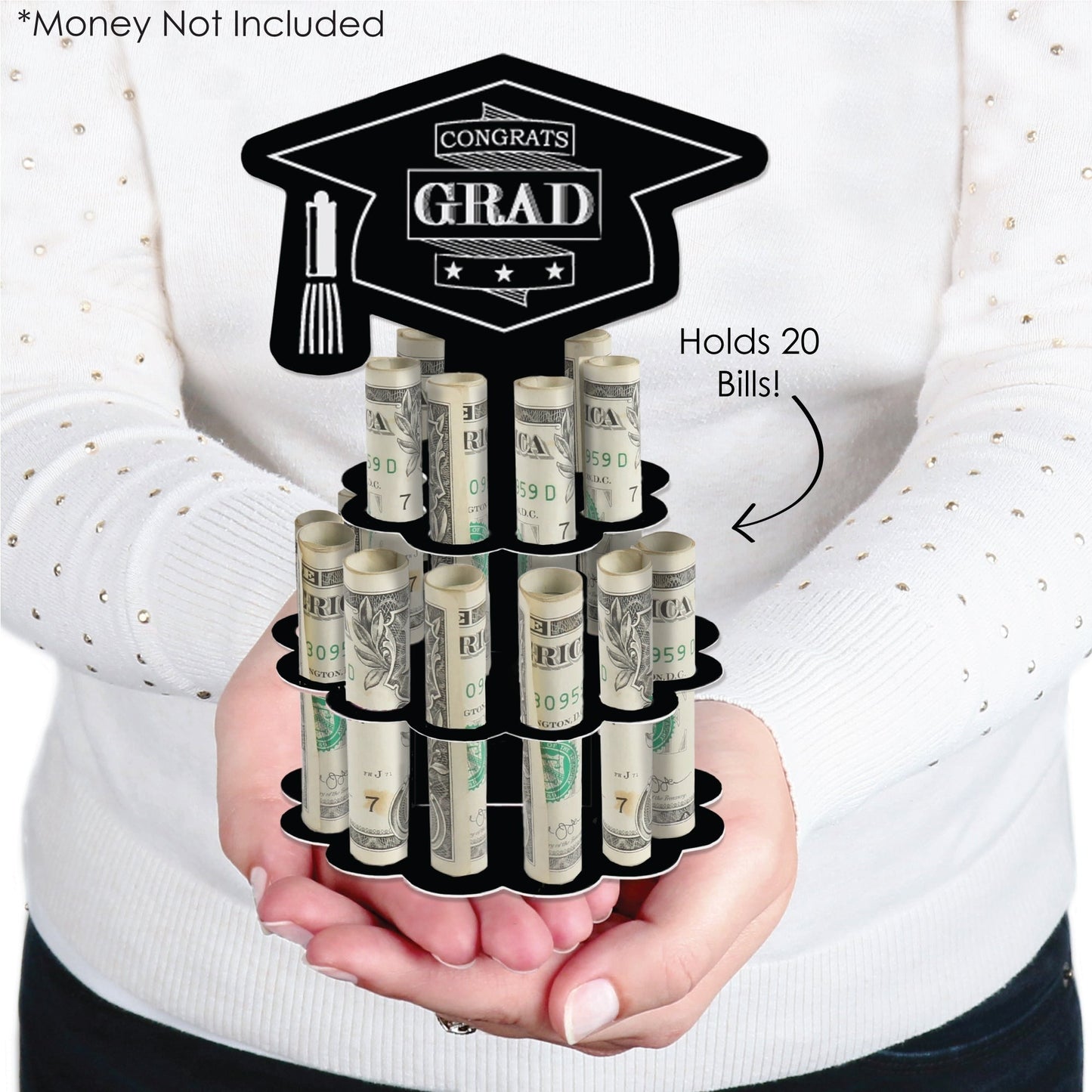 Graduation Cheers Cash Cake