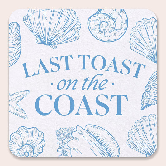 Drink Coasters - Last Toast On The Coast - 25 Ct