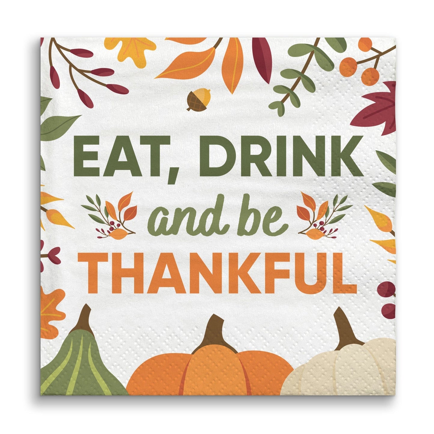 Napkins - Eat Drink and Be Thankful Napkins