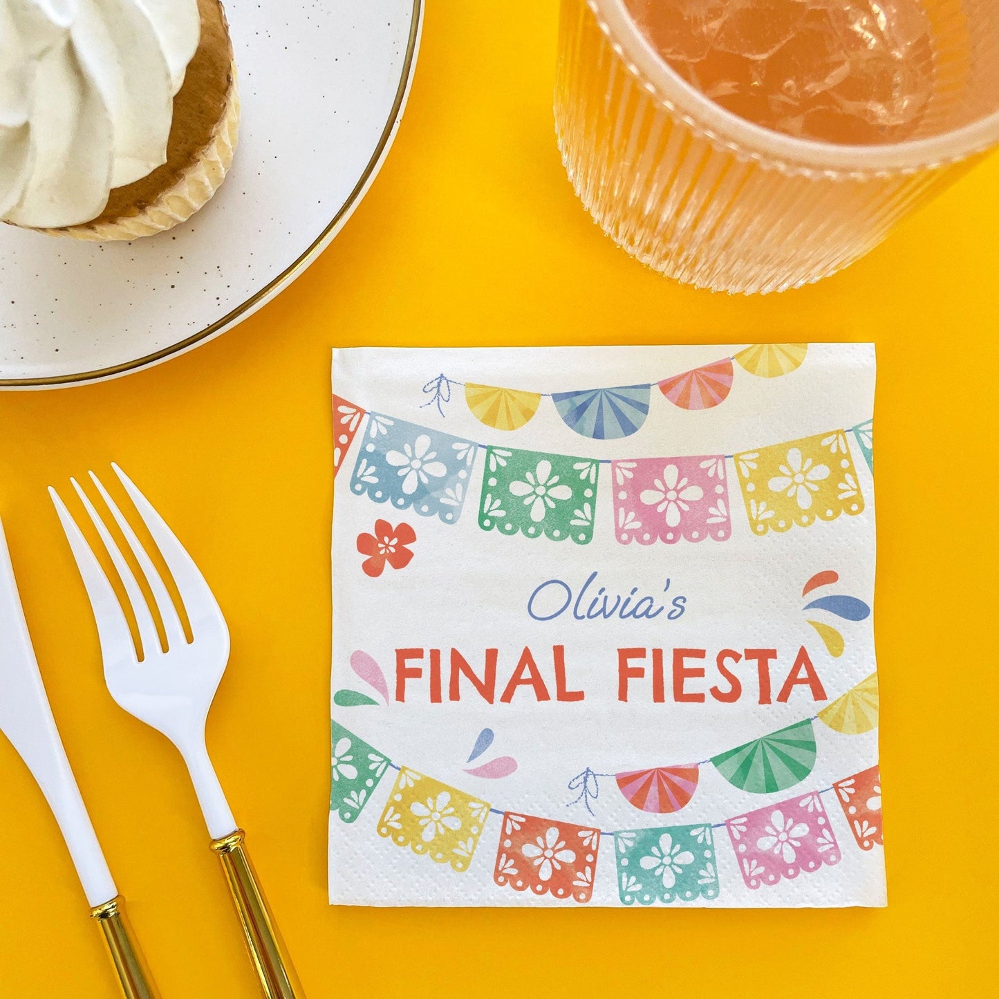 Custom Text Napkins - Fiesta