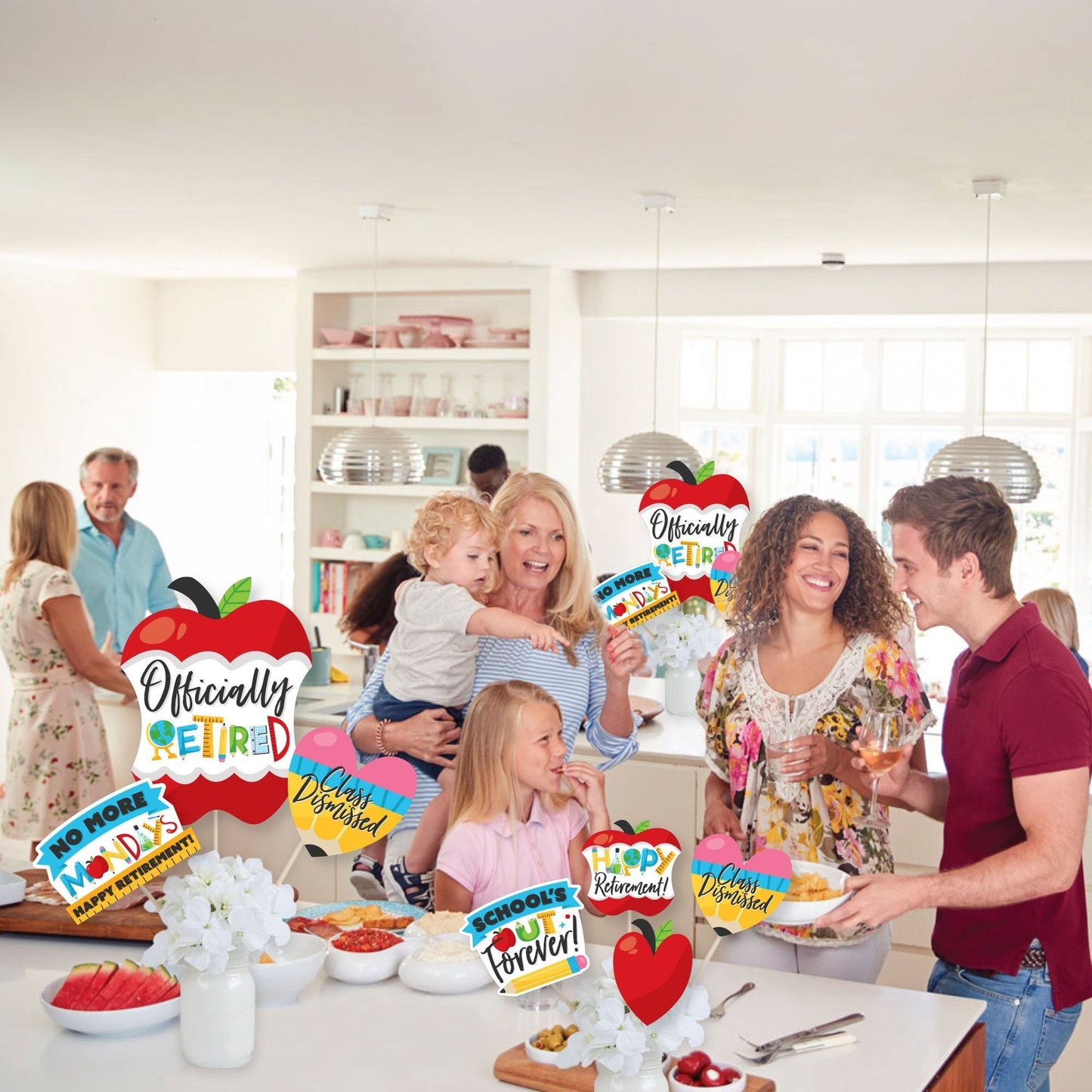 Teacher Retirement Showstopper Table Toppers - 35 Ct